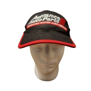 Vintage Advance Auto Parts Modified Super Dirt Series Logo Mens Adj Cap Hat